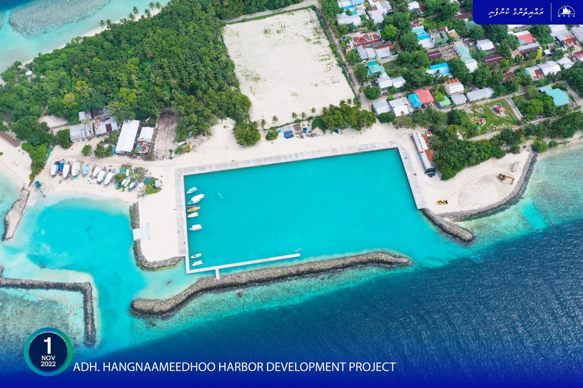 MTCC completes ADh. Hangnameedhoo harbor project