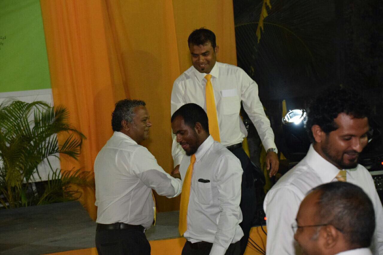 އެމްޑީޕީ އިން ލޯކަލް ކައުންސިލް އިންތިހާބާ ގުޅިގެން ބ ދަރަވަންދޫ ގައި ބޭއްވި ޖަލްސާ