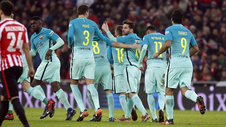  ކޮޕާ ޑެލްރޭގައި ބިލްބާއޯއާއި ބާސެލޯނާ ބައްދަލު ކުރި މެޗް 