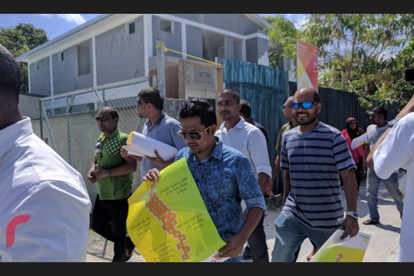 ލޯކަލް ކައުންސިލް އިންތިހާބަށް ތައްޔާރުވުމުގެ ގޮތުން އެމްޑީޕީން އައްޑޫގައި ހިންގާ ހަރަކާތުގެ ތެެރެއިން.