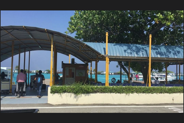 A screenshot, of the airport island Hulhulé, shared by Salman Khan’s ladylove, Iulia Vantur who captioned the video ‘finally, back here’. Photo: Instagram/Iulia Vantur 