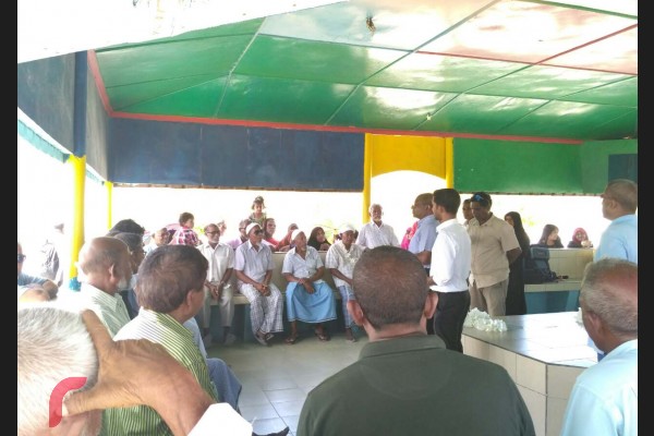 އޭޕްރީލް 6، 2017: އެމްޑީޕީން ގއ. އަތޮޅުގެ ބައެއް ރަށްރަށް ކުރި ކެމްޕޭނު ދަތުރުގައި ހިންގި ދޮރުން ދޮރަށް ކެމްޕޭނުގެ ތެރެއިން