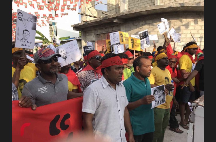 ގާސިމާއި އިދިކޮޅު ސިޔާސީ ލީޑަރު މިނިވަން ކުރުމަށް ގޮވާލާ މުޒާހަރާގެ ބައިވެރިން ވަނީ ޝުއޫރު ފާޅުކޮށްފައެވެ.