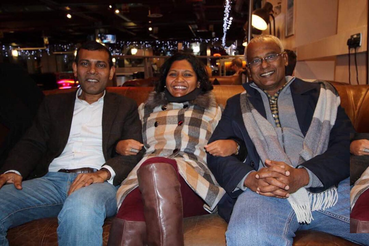 ރައީސް ނަޝީދު އާއި އެ މަނިކުފާނުގެ ކޮއްކޮ ނާޝިދާ އަދި އިބްރާހިމް މުހައްމަދު ސޯލިހް