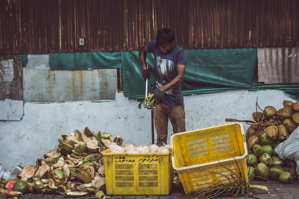 ލޯކަލް މާރުކޭޓު ސަރަހައްދުގައި ބިދޭސީއަކު ކުރުނބާ ސާފުކުރަނީ. ކޮންމެ އަހަރެއްގެވެސް ރޯދަމަހަކީ ކާބޯތަކެތީގެ ޑިމާންޑް އިތުރުވެ އަގު އުފުލޭ މަހެއް