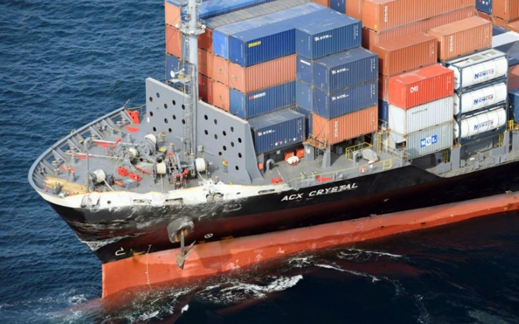 A cargo boat