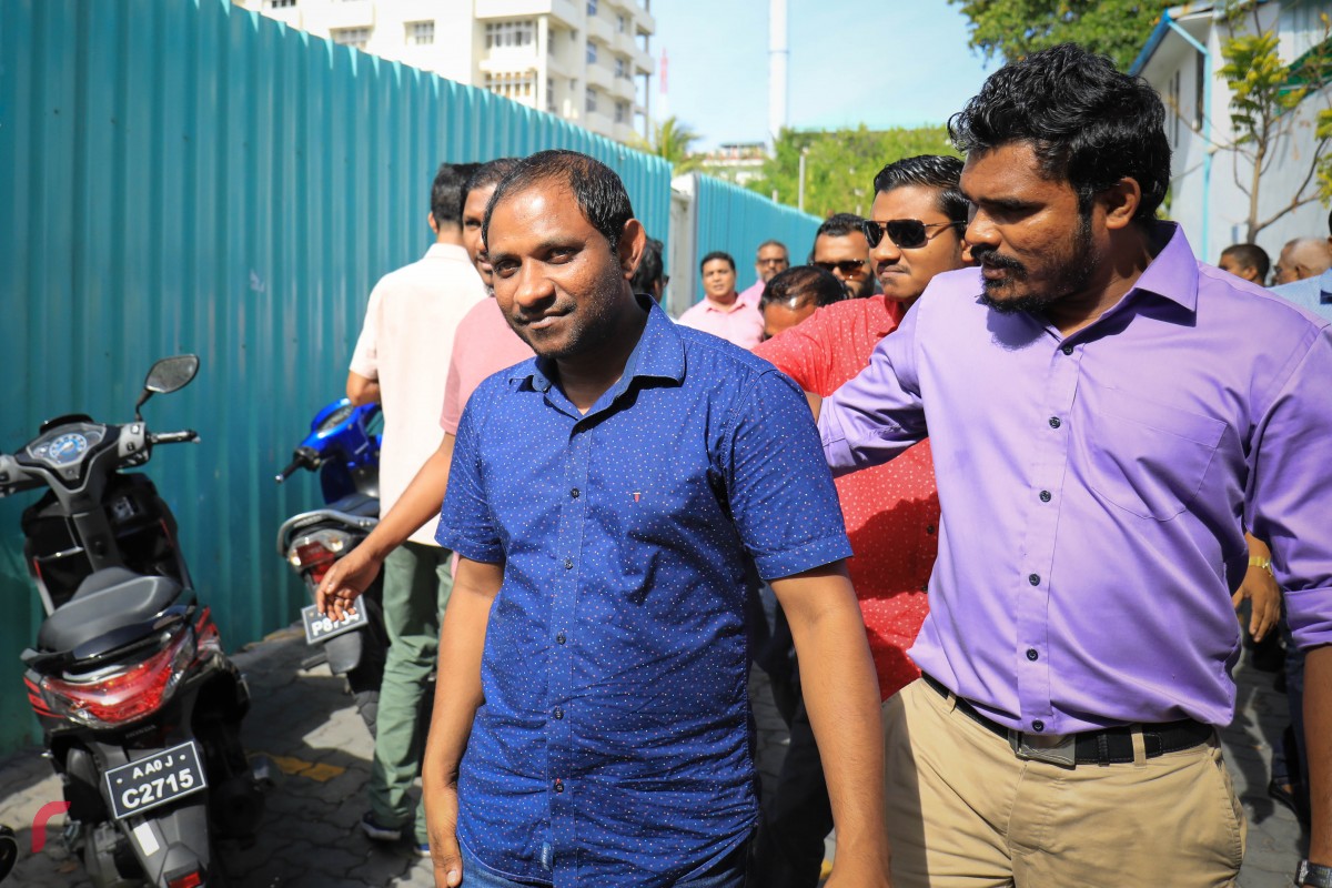 ޖަލުގައި ބަންދުކޮށްފައި ހުންނެވި މެމްބަރު ސައުދުގެ ބައިވެރިވުމާއެކު ޖަނާޒާ ކުރިއަށް ގެންގޮސްފައި ވަނީ އަސުރު ނަމާދަށްފަހު ފުރުގާން މިސްކިތުގައި