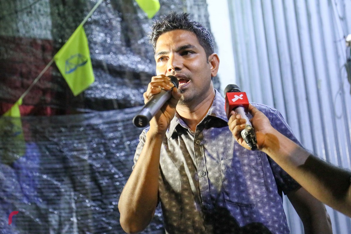 އިދިކޮޅު އިއްތިހާދުން ބޭއްވި އެއްވުމުގައި ވާހަކަ ދަށްކަވަމުން އެމްޑީޕީގެ ނައިބު ރައީސް މުހައްމަދު ޝިފާޒު ވިދާޅުވީ އިދިކޮޅު ފަރާތްތައް ހިފާ ހައްޔަރުކޮށްގެން ސިޔާސީ ހަރަކާތް ހުއްޓުވޭނަމަ މިހާރު ހުއްޓުވުނީސް ކަމަށެވެ