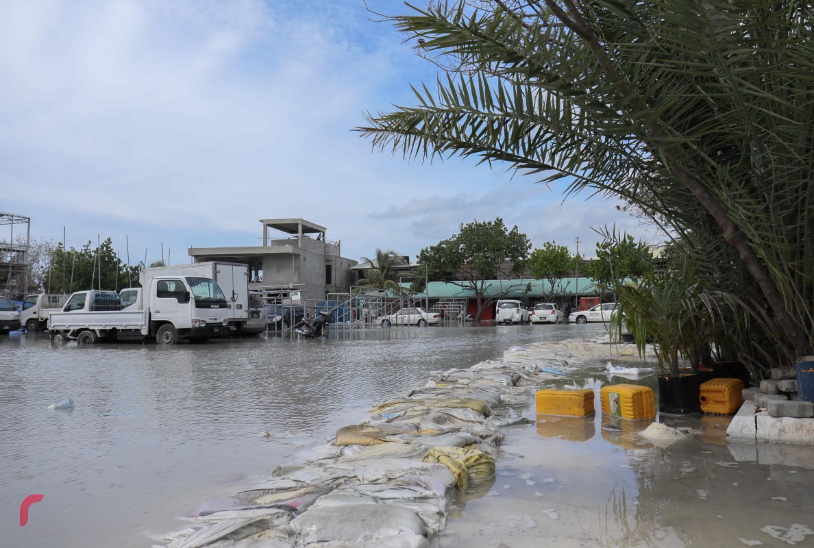 މާލެ، އޯގަސްޓް 22 ، 2017 : މާލޭގެ ކާނިވާ ސަރަހައްދަށް އުދައަރާފައި