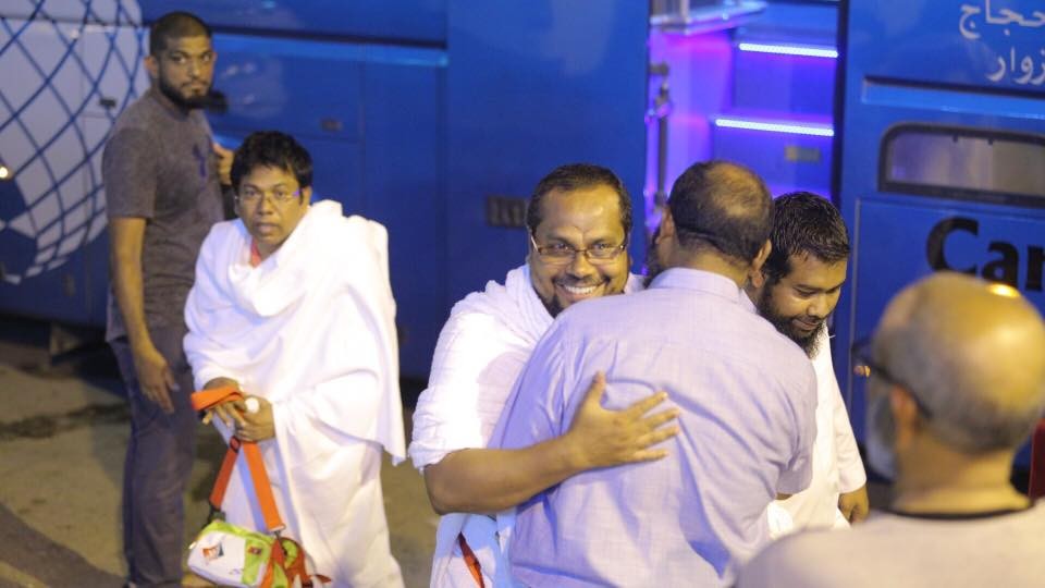 އޯގަސްޓް 27، 2017: އިތުރަށް ލިބުނު ކޯޓާގައި ހައްޖަށް ދިޔަ 300 ދިވެހިން ސައުދީގައި