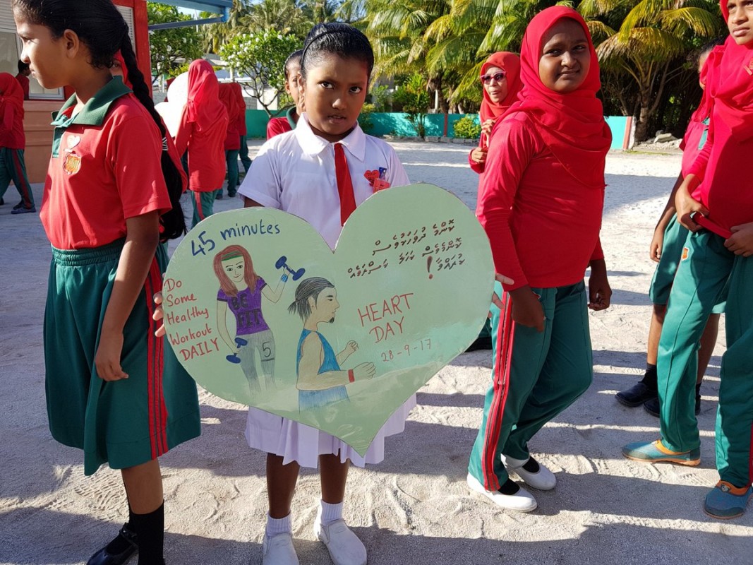 ސެޕްޓެމްބަރު 28، 2017: ދުނިޔޭގެ ހިތުގެ ދުވަސް ރާއްޖޭގައި ފާހަގަ ކުރުމަށް ބޭއްވި ހަރަކާތްތަކުގެ ތެރެއިން