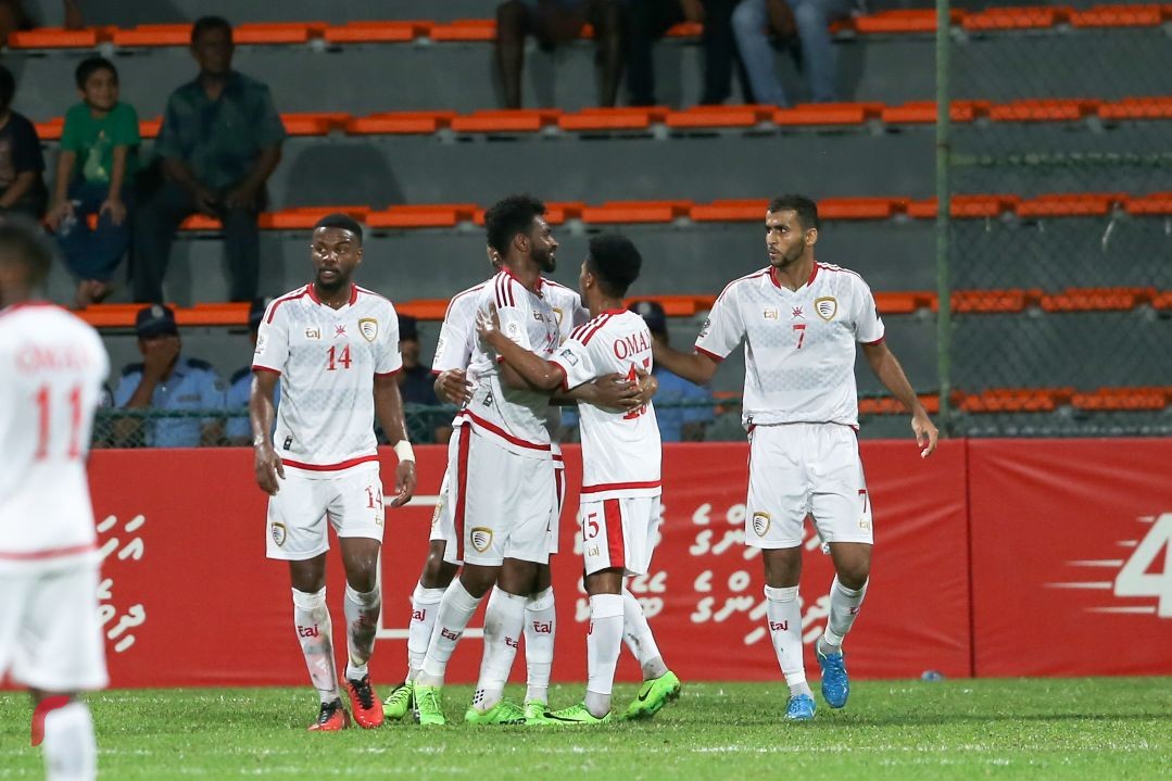 އޮކްޓޫބަރު 10 ، 2017 : އޭޝިއަން ކަޕް ކޮލިފައިން: ރާއްޖެ-އޮމާން ބައްދަލުކުރި މެޗުގެ ތެރެއިން، މި މެޗް 3-1 އިން ކާމިޔާބުކޮށްފައިވަނީ އޮމާން