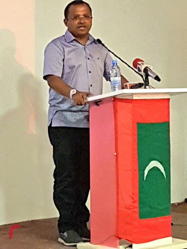 Joint Opposition Rally in Vilinigili Island in Gaaf Alif Atoll was attended by many in the island