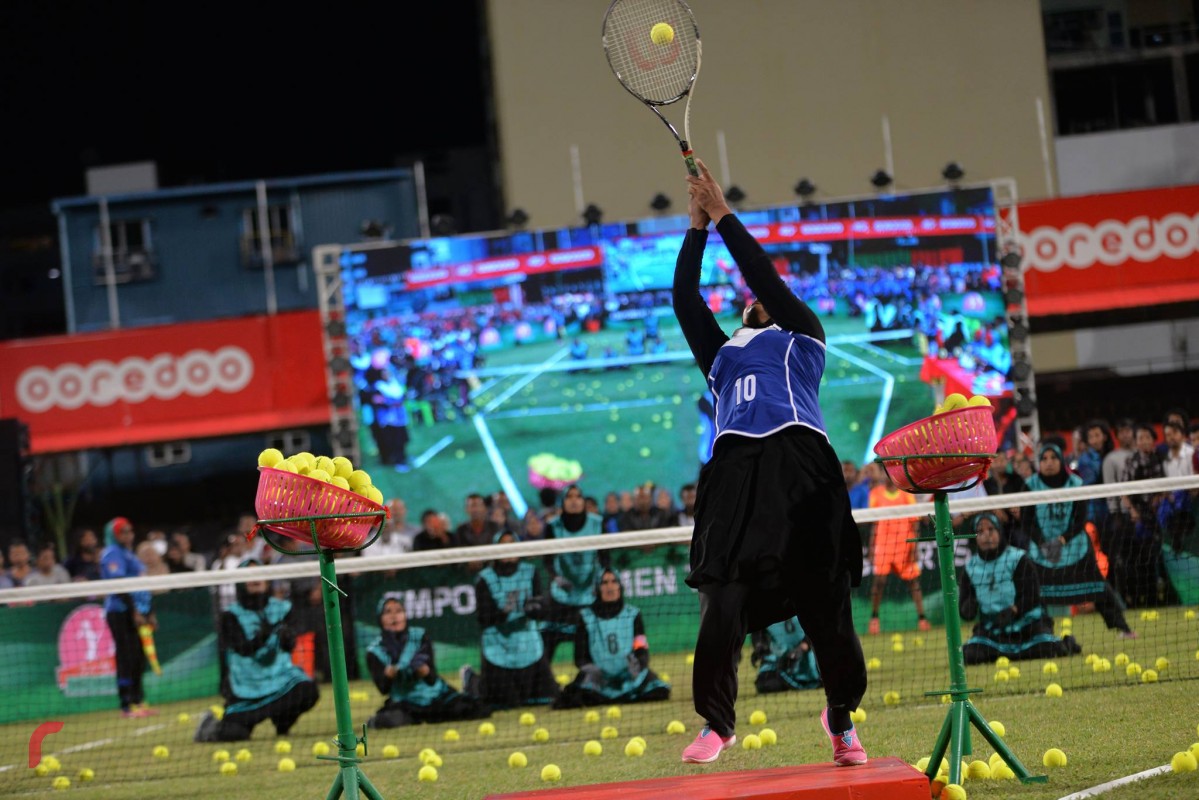 އޮކްޓޫބަރު 27، 2017: ފަސްޓްލޭޑީ ބަށިބޯޅަ ޗެމްޕިއަންޝިޕްގެ ފައިނަލްގައި ވާދަކުރި ކ.މާފުށި ބަށި ޓީމް އަދި ފ.ފީއަލީ ބަށި ޓީމް ފައިނަލްގައި ވާދަކުރަނީ، ބަށި މުބާރާތުގެ ޗެމްޕިއަންކަން ހޯދާފައި ވަނީ ފ.ފީއަލީ ބަށި ޓީމް