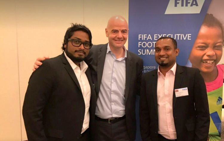 ފީފާގެ ރައީސްއާއެކު އެފްއޭއެމްގެ ރައީސް އަދި ޖެނެރަލް ސެކްރެޓަރީ