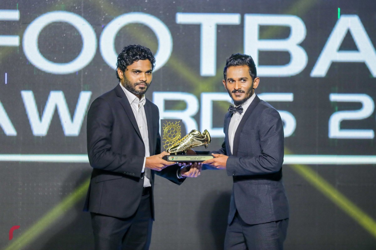 ޑިސެމްބަރު 16، 2017: އެންމެ ގިނަ ގޯލް ޖަހައިގެން ރަންބޫޓު ލިބުނު އަލީ ފާސިރު (ސެންޓޭ)، އެވޯޑާ ހަވާލުވަނީ