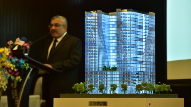 ފިނޭންސް މިނިސްޓްރީ ބިލްޑިންގ ގެ މަސައްކަތް އިފްތިތާހު ކުރެވުނު ދުވަސް