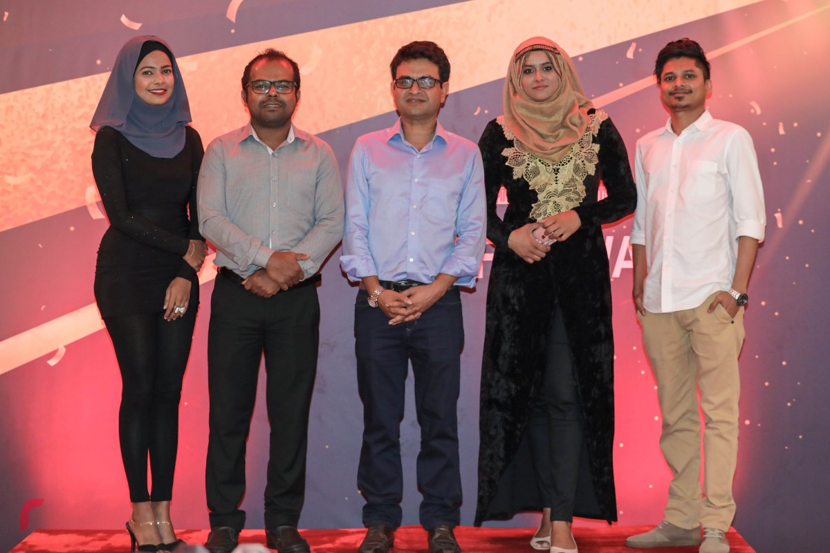 ޖެނުއަރީ 5، 2017: ރާއްޖެ ޓީވީ/ރާއްޖެ އެމްވީ ސްޓާފް އެވޯޑްސް 2017 ގެ ހަފުލާގެ ތެރެއިން