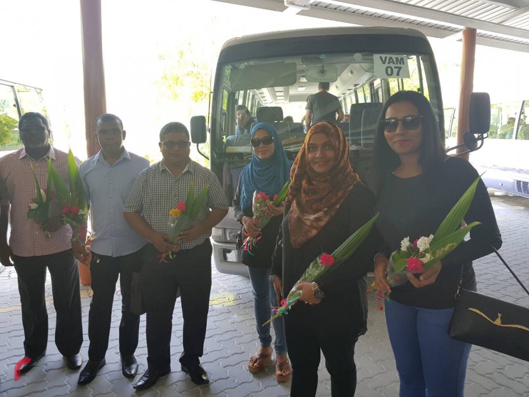 ޖެނުއަރީ 11، 2017: ގުޅިފައިވާ އިއްތިހާދުގެ މެމްބަރުން މާމިގިއްޔަށް ވަޑައިގަތުމުން ވަނީ ހޫނު މަރުހަބާއެއް ކިޔާފައި