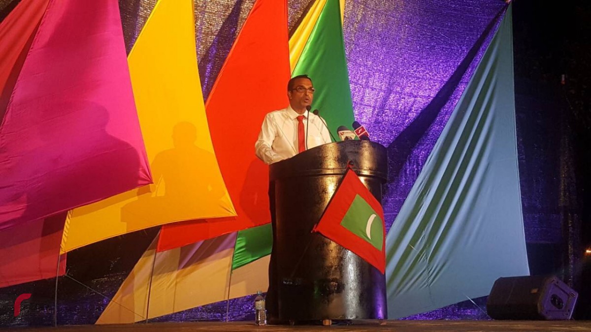 11 ޖެނުއަރީ 2017: ގުޅިފައިވާ އިއްތިހާދުން އިންތިޒާމްކޮށްގެން މާމިގިލީގައި ބޭއްވި ޖަލްސާގެ ތެރެއިން