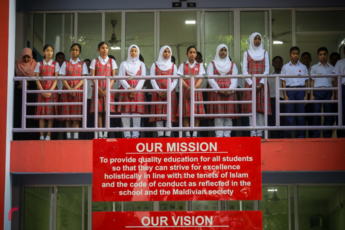 ޖެނުއަރީ 14، 2018: ރާއްޖޭގައި އެންމެ ގިނަ ދުވަސްވީ ސްކޫލްކަމުގައިވާ، މަޖީދިއްޔާ ސްކޫލްގެ ދަރިވަރުން ދިރާސީ އާ އަހަރުގެ ފުރަތަމަ އެސެމްބްލީގައި