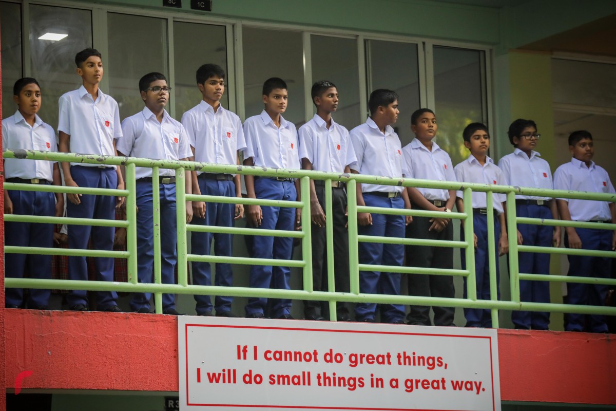 ޖެނުއަރީ 14، 2018: މަޖީދިއްޔާ ސްކޫލްގެ ދަރިވަރުން މިއަދު އެސެމްބްލީގައި