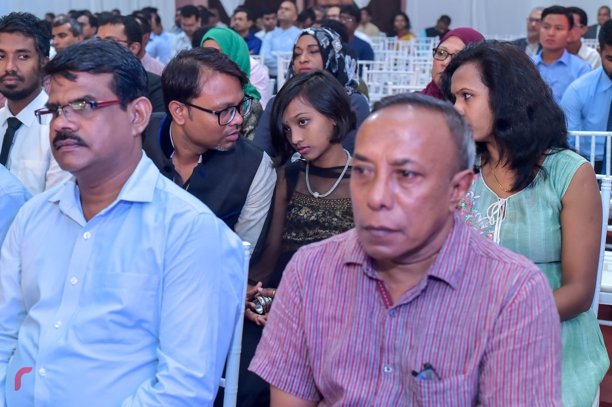 ޖެނުއަރީ 26، 2018 : އިންޑިއާގެ 69 ވަނަ ޖުމްހޫރީ ދުވަހުގެ މުނާސަބަތުގައި ޣިޔާސުއްދީން އިންޓަނޭޝަނަލް ސްކޫލްގައި ބޭއްވި ހާއްސަ ހަފްލާގެ ތެރެއިން -- ފޮޓޯ: މުހައްމަދު ޝަރުހާން