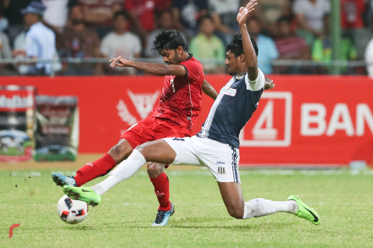 ޖެނުއަރި 30، 2018: އޭއެފްސީ ކަޕްގައި ޓީސީ ސްޕޯޓްސް ކްލަބް އަދި ސައިފް ސްޕޯޓިން ކްލަބް ބައްދަލުކުރި މެޗްގެ ތެރެއިން، މި މެޗް 3-1އިން ކާމިޔާބުކޮށްފައިވަނީ ޓީސީ ސްޕޯޓްސް ކްލަބުން