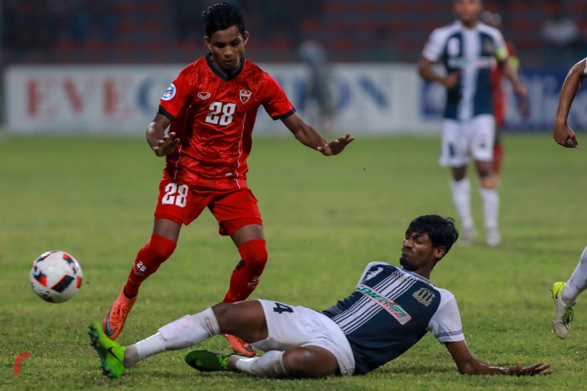 ޖެނުއަރި 30، 2018: އޭއެފްސީ ކަޕްގައި ޓީސީ ސްޕޯޓްސް ކްލަބް އަދި ސައިފް ސްޕޯޓިން ކްލަބް ބައްދަލުކުރި މެޗްގެ ތެރެއިން، މި މެޗް 3-1އިން ކާމިޔާބުކޮށްފައިވަނީ ޓީސީ ސްޕޯޓްސް ކްލަބްއިން