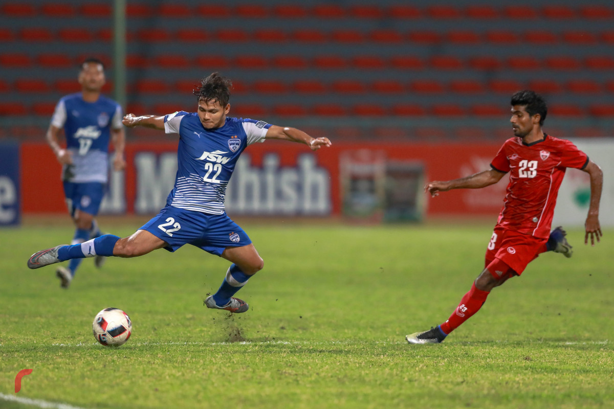 ފެބްރުއަރީ 13، 2018: އޭއެފްސީ ކަޕް ޕްލޭ އޮފްގައި ބެންގަލޫރު އެފްސީއާއި ޓީސީ ސްޕޯޓްސް ކްލަބް ބައްދަލުކުރި މެޗްގެ ތެރެއިން،  މި މެޗް 3-2 އިން ކާމިޔާބުކޮށްފައިވަނީ ބެންގަލޫރު އެފްސީ އިންނެވެ.