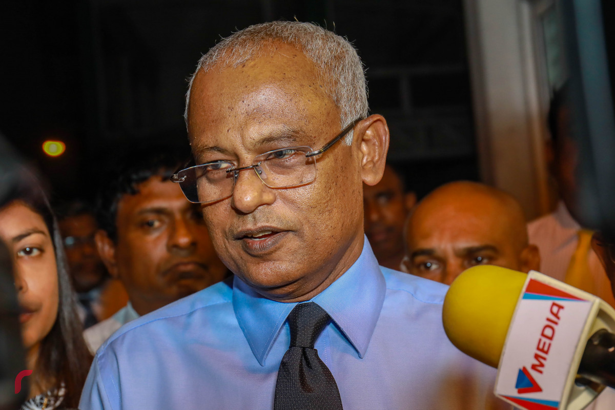 ގުޅިފައިވާ ސިޔާސީ ޕާޓީތަކުގެ ރިޔާސީ ކެންޑިޑޭޑް އިބްރާހިމް މުހައްމަދު ސޯލިހު