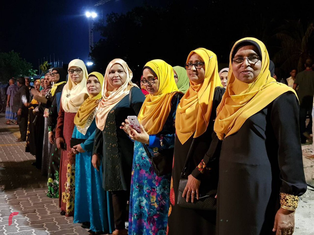 އޭޕްރިލް 7، 2018: އެމްޑީޕީގެ ބޮޑު ދިދަ ނެގުމަށް ހަރުގެ ސަރަހައްދުގައި ބޭއްވި ރަސްމިއްޔާތުގެ ތެރެއިން