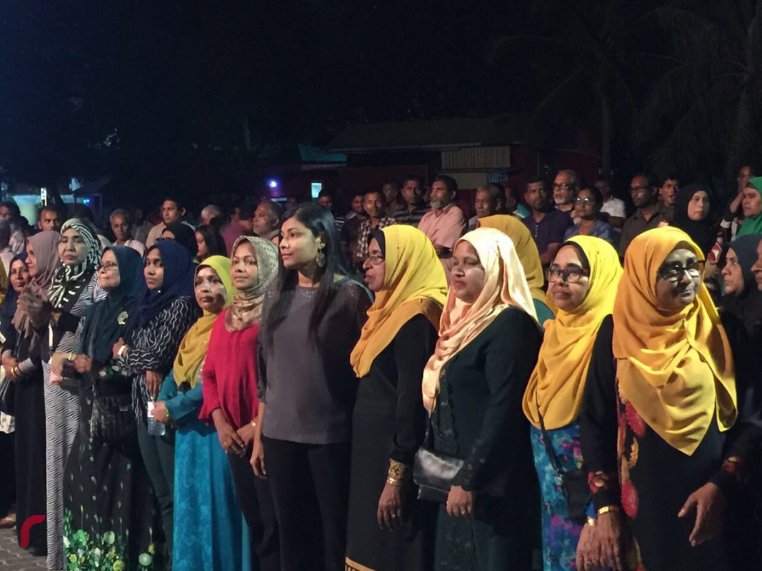 އޭޕްރިލް 7، 2018: އެމްޑީޕީގެ ބޮޑު ދިދަ ނެގުމަށް ހަރުގެ ސަރަހައްދުގައި ބޭއްވި ރަސްމިއްޔާތުގެ ތެރެއިން