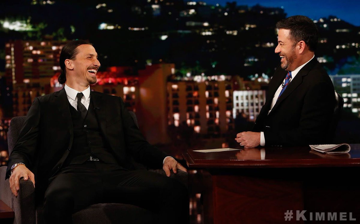 ޖިމީ ކިމެލް ލައިވްގައި ވާހަކަ ދައްކަމުން އިބްރަހިމޮވިޗް ބުނީ އޭނާ ވޯލްޑް ކަޕަށް ދާނެ ކަމަށް