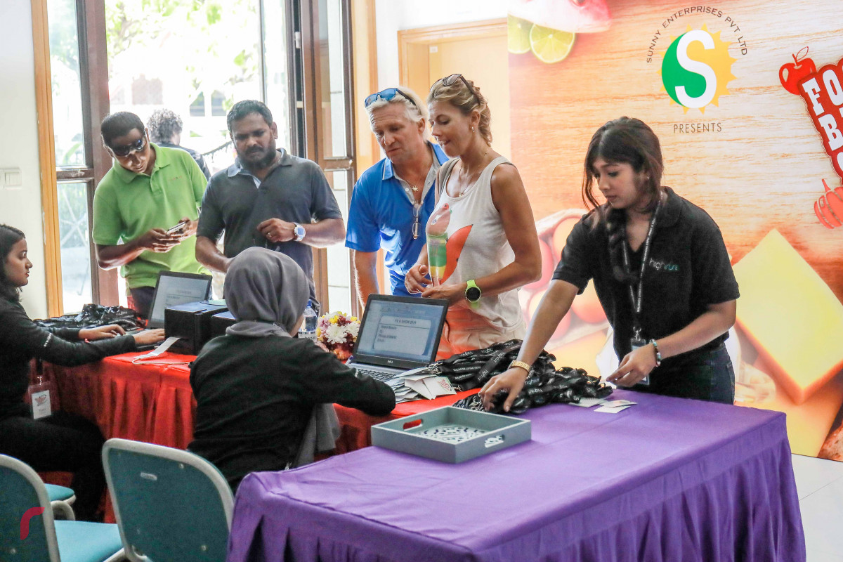 މެއި 3، 2018: ހައިރައިޒް އިން އިންތިޒާމްކޮށްގެން ކުރިއަށްގެންދާ ފުޑް އެންޑް ބެވަރޭޖެސް ފެއަރ ތެރެއިން. މި އިވެންޓްގައި 15 ކުންފުނިން ވަނީ ބައިވެރިވެފައި-- ފޮޓޯ: މުހައްމަދު ޝަރުހާން