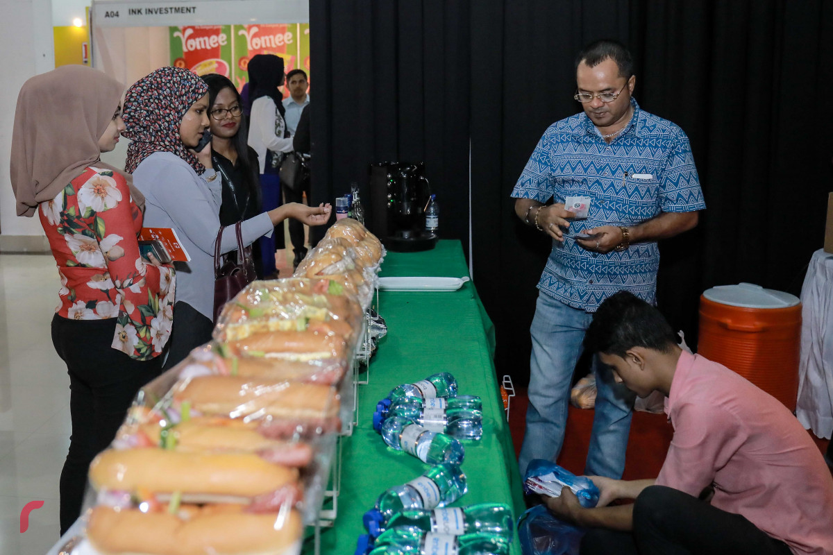 މެއި 3، 2018: ހައިރައިޒް އިން އިންތިޒާމްކޮށްގެން ކުރިއަށްގެންދާ ފުޑް އެންޑް ބެވަރޭޖެސް ފެއަރ ތެރެއިން. -- ފޮޓޯ: މުހައްމަދު ޝަރުހާން