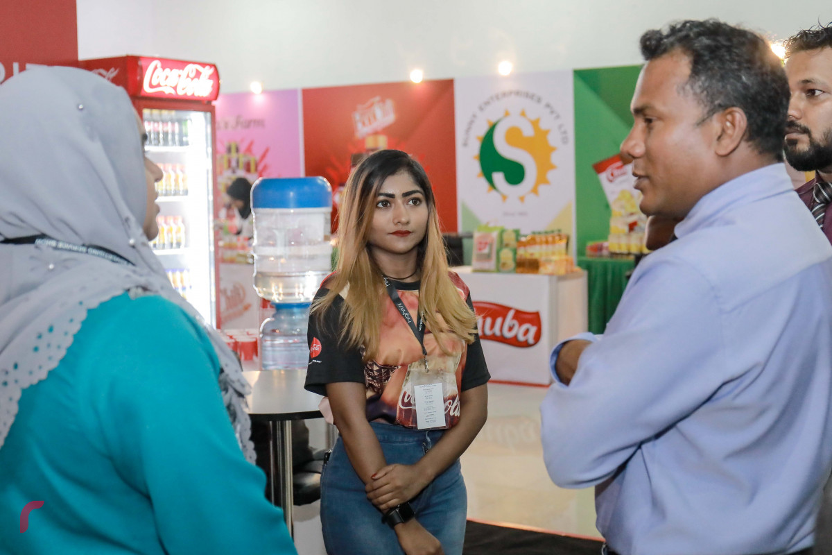 މެއި 3، 2018: ހައިރައިޒް އިން އިންތިޒާމްކޮށްގެން ކުރިއަށްގެންދާ ފުޑް އެންޑް ބެވަރޭޖެސް ފެއަރ ތެރެއިން. -- ފޮޓޯ: މުހައްމަދު ޝަރުހާން