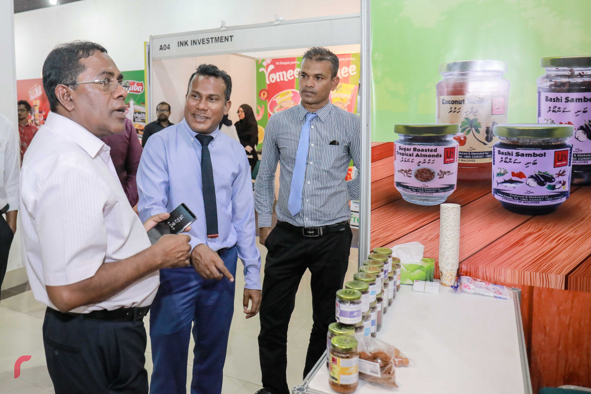 މެއި 3، 2018: ހައިރައިޒް އިން އިންތިޒާމްކޮށްގެން ކުރިއަށްގެންދާ ފުޑް އެންޑް ބެވަރޭޖެސް ފެއަރ ތެރެއިން. -- ފޮޓޯ: މުހައްމަދު ޝަރުހާން