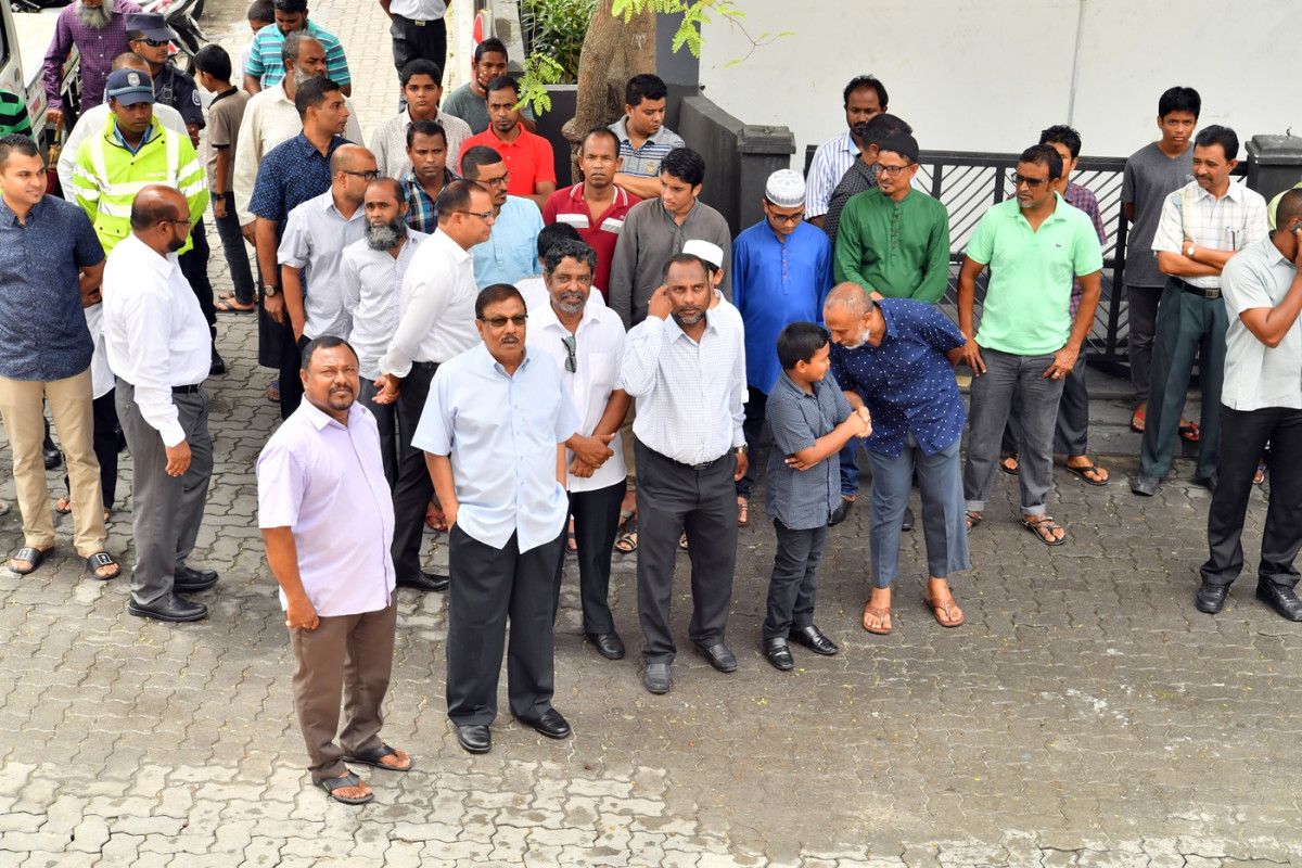 މެއި 18، 2018: 1200 މީހުންގެ ޖާގައިގެ ޒިޔާރަތް މިސްކިތް ހުޅުވުމުގެ ރަސްމިއްޔާތު -- ފޮޓޯ: ރައީސް އޮފިސް