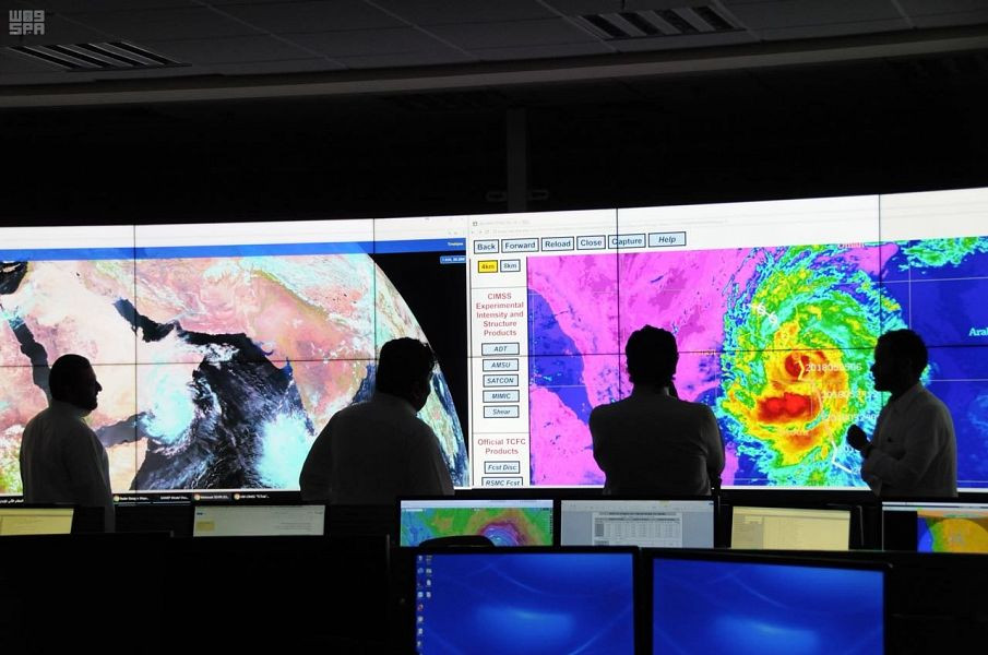 ލަފާކޮށްފައިވާގޮތުގައި ތޫފާން އަރާނީ ސައުދީގެ ޚަރްކީރް އަދި އަލް ރޫބް ޢަލް ޚާލީ ސަހަރާއަށް