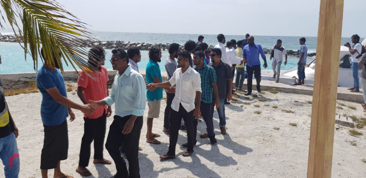 މެއި 27، 2018: އެމްޑީޕީ އިން ރިޔާސީ އިންތިހާބާ ދިމާކޮށް އއ. މާޅޮހަށް ވަޑައިގަތް "ޖަޒީރާ ރައީސް" ކެމްޕެއިން ޓީމާށް މާޅޮހުން މަރުހަބާ ދަންނަވަނީ