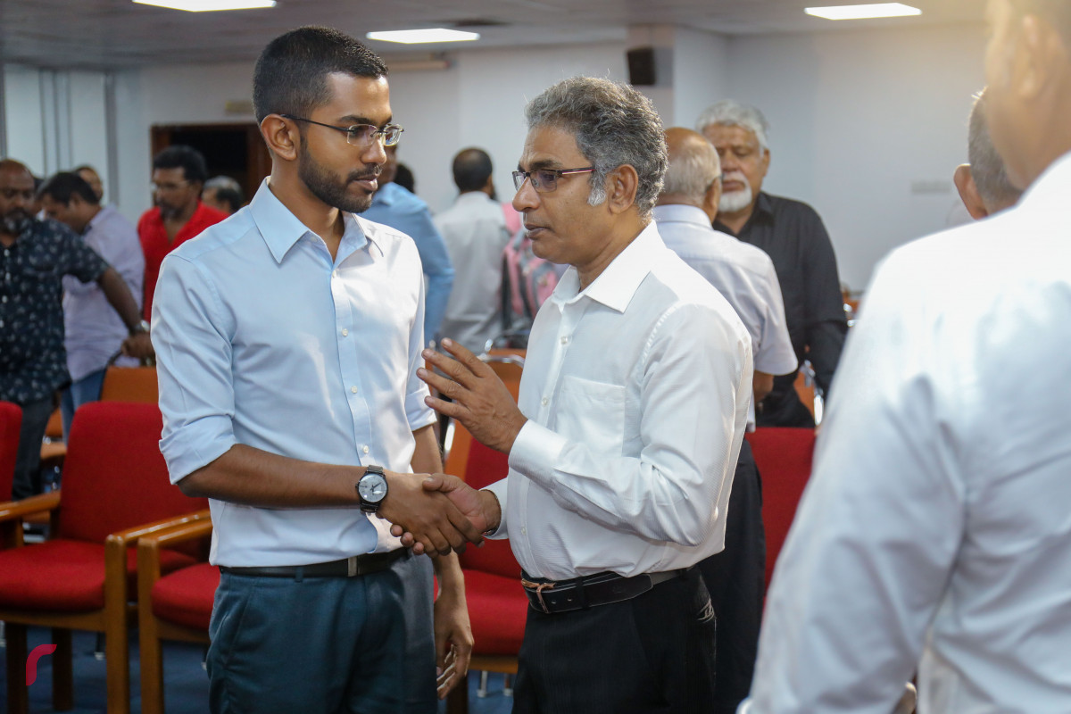 ޖޫން 1، 2018: ކުރީގެ އިސްލާމިކް މިނިސްޓަރު ޑރ. އަބްދުލް މަޖީދު އަބްދުލް ބާރީގެ ހަނދާނުގައި، އިސްލާމީ މަރުކަޒުގައި ބޭއްވި ތައުބީރުގެ ޖަލްސާގެ ތެރެއިން -- ފޮޓޯ: މުހައްމަދު ޝަރުހާން / ރާއްޖެ އެމްވީ