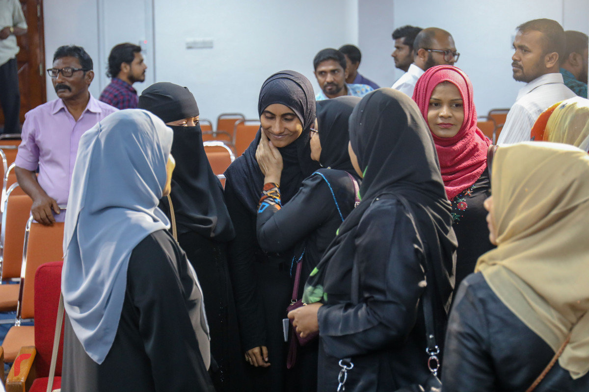 ޖޫން 1، 2018: ކުރީގެ އިސްލާމިކް މިނިސްޓަރު ޑރ. އަބްދުލް މަޖީދު އަބްދުލް ބާރީގެ ހަނދާނުގައި، އިސްލާމީ މަރުކަޒުގައި ބޭއްވި ތައުބީރުގެ ޖަލްސާގެ ތެރެއިން -- ފޮޓޯ: މުހައްމަދު ޝަރުހާން / ރާއްޖެ އެމްވީ