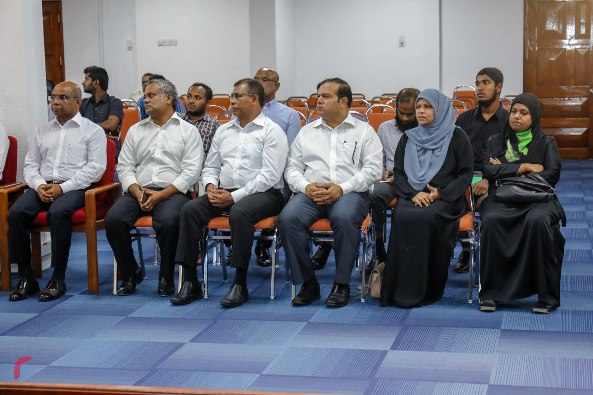 ޖޫން 1، 2018: ކުރީގެ އިސްލާމިކް މިނިސްޓަރު ޑރ. އަބްދުލް މަޖީދު އަބްދުލް ބާރީގެ ހަނދާނުގައި، އިސްލާމީ މަރުކަޒުގައި ބޭއްވި ތައުބީރުގެ ޖަލްސާގެ ތެރެއިން -- ފޮޓޯ: މުހައްމަދު ޝަރުހާން / ރާއްޖެ އެމްވީ