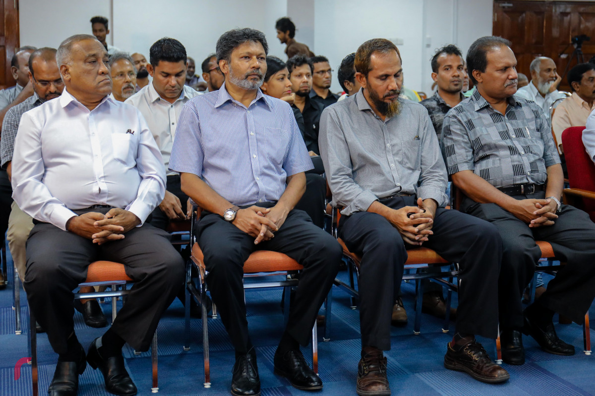 ޖޫން 1، 2018: ކުރީގެ އިސްލާމިކް މިނިސްޓަރު ޑރ. އަބްދުލް މަޖީދު އަބްދުލް ބާރީގެ ހަނދާނުގައި، އިސްލާމީ މަރުކަޒުގައި ބޭއްވި ތައުބީރުގެ ޖަލްސާގެ ތެރެއިން -- ފޮޓޯ: މުހައްމަދު ޝަރުހާން / ރާއްޖެ އެމްވީ