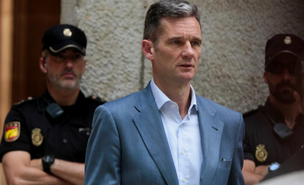 ސްޕެއިންގެ ރަސްގެފާނުގެ ޅިޔަނު، އިނާކީ އުރުޑުންގަރިން ޖަލަށް ލާން ހުކުމް ކުރި ދުވަހު ކޯޓުން ނިކުންނަނީ