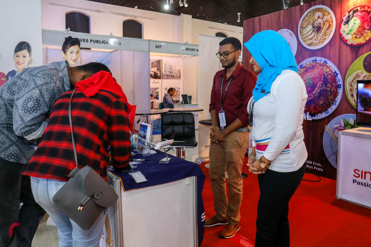 ޖުލައި 6، 2018: ހައި ރައިޒް އިން އިންތިޒާމްކޮށްގެން ކުރިއަށްގެންދާ "ވެކޭޝަން އެކްސްޕޯ"ގެ ތެރެއިން، -- ފޮޓޯ: މުހައްމަދު ޝަރުހާން / ރާއްޖެ އެމްވީ