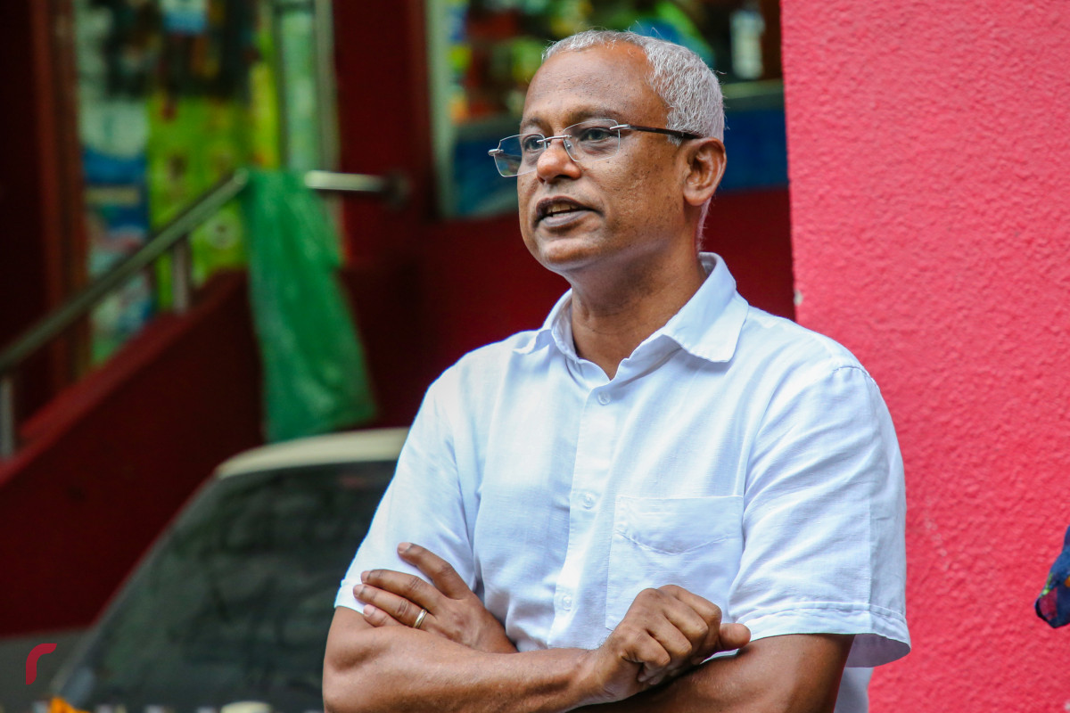 ކޯލިޝަންގެ ރިޔާސީ ކެންޑިޑޭޓް އިބްރާހިމް މުހައްމަދު ސޯލިހު (އިބޫ)