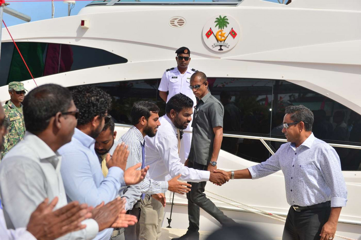 ރައީސް ޔާމީނަށް ހދ. ހަނިމާދޫއިން މަރުހަބާ ދަންނަވަނީ