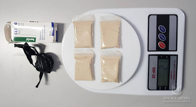 ފުލުހުން ހިންގި އޮޕަރޭޝަންގައި އަތުލައިގަތް މަސްތުވާތަކެތި